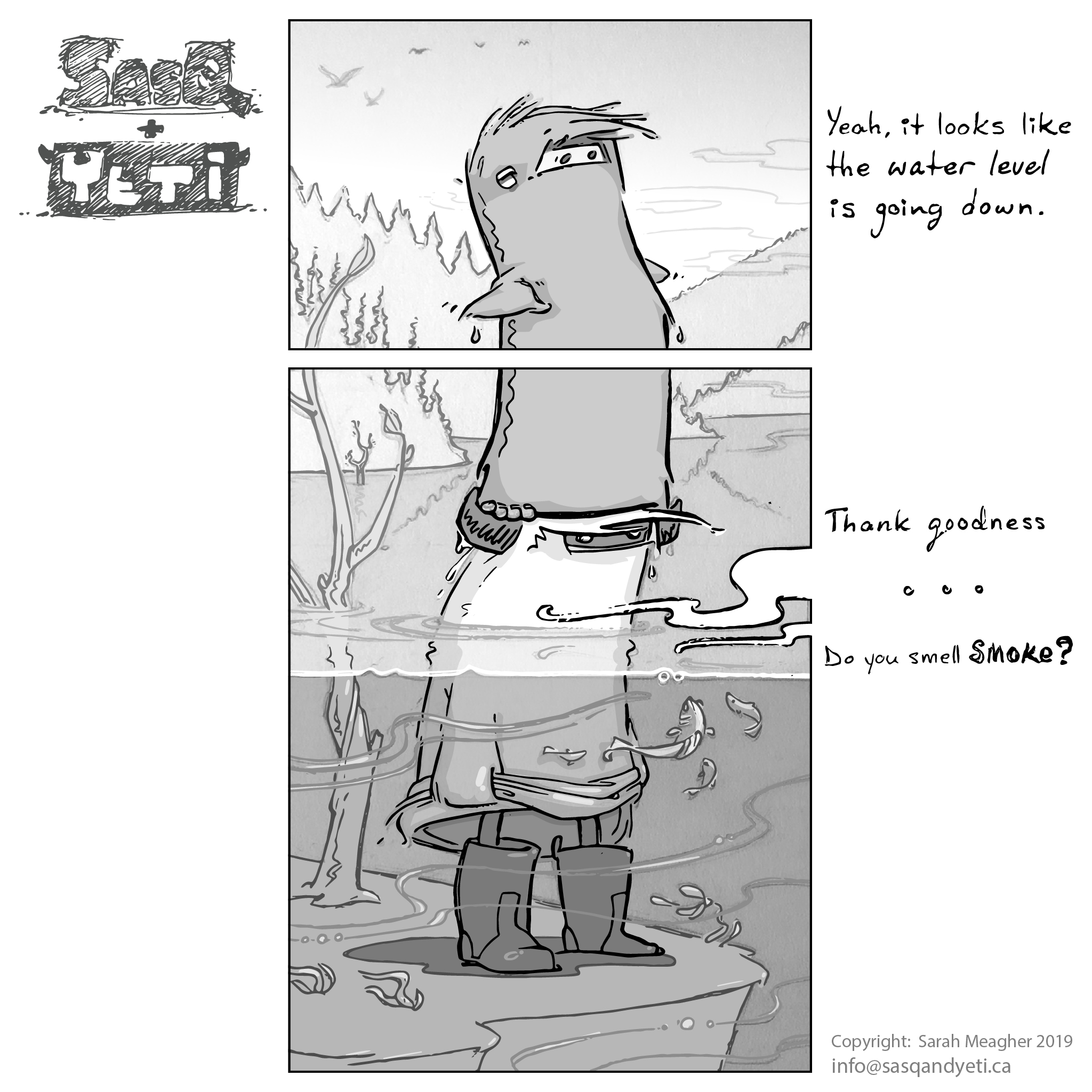 Sasq and Yeti Comic 006 - Smoke